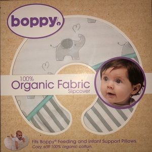 Brand new Boppy elephant organic fabric slipcover